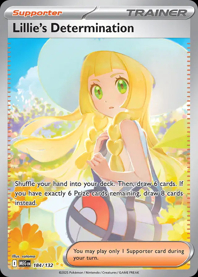 Mega Evolution Lillie's Determination #184/132